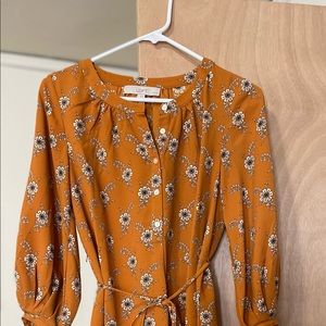 Flower patterned dress